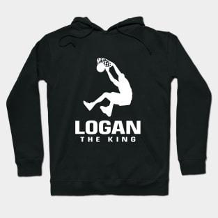 Logan Custom Player Basketball Your Name The King Hoodie